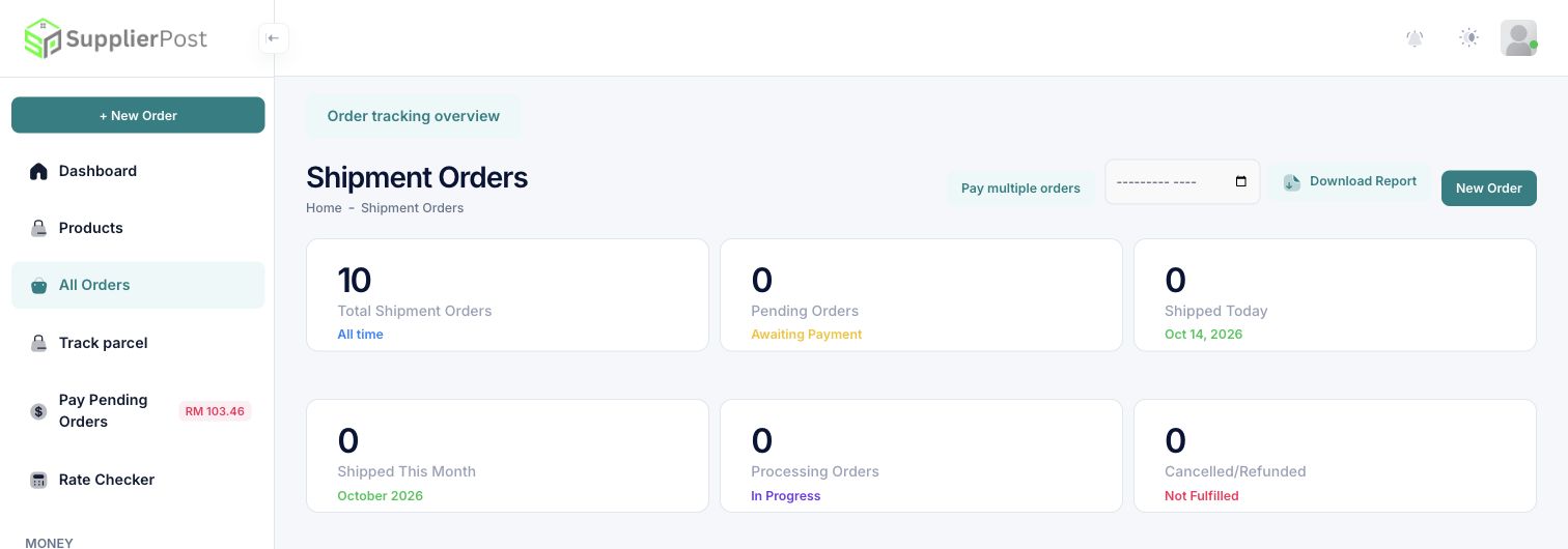 Order & tracking